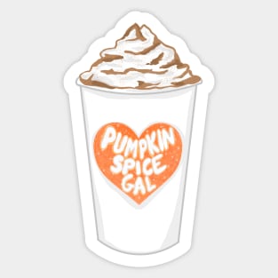 Pumpkin Spice Latte Sticker